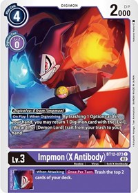 Impmon (X Antibody) (BT12-073 C) [Across Time]