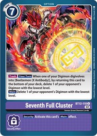 Seventh Full Cluster (BT12-110 U) [Across Time]