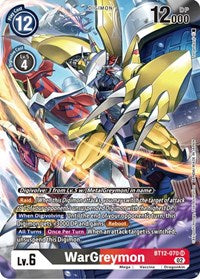 WarGreymon (Alternate Art) (BT12-070 SR) [Across Time]