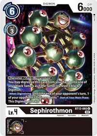 Sephirothmon (BT12-065 U) [Across Time]