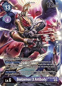 Beelzemon (X Antibody) (Alternate Art) (BT12-085 SR) [Across Time]