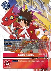 Taiki Kudo (Alternate Art) (BT12-087 R) [Across Time]
