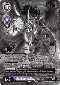 DarknessBagramon (Alternate Art) (Black & White) (BT12-111 SEC) [Across Time]