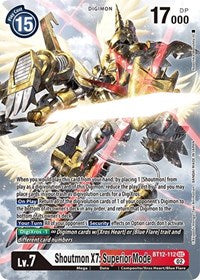 Shoutmon X7: Superior Mode (Alternate Art) (BT12-112 SEC) [Across Time]