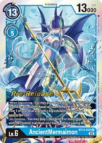 AncientMermaimon (BT12-032 R) [Across Time Pre-Release Cards]
