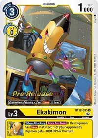 Ekakimon (BT12-035 U) [Across Time Pre-Release Cards]