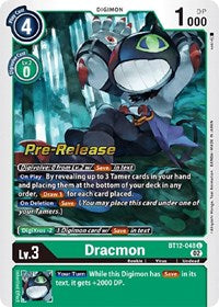 Dracmon (BT12-048 U) [Across Time Pre-Release Cards]