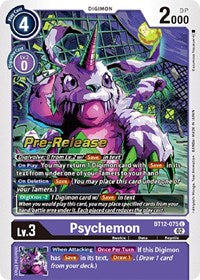 Psychemon (BT12-075 U) [Across Time Pre-Release Cards]