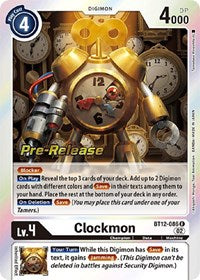 Clockmon (BT12-086 R) [Across Time Pre-Release Cards]
