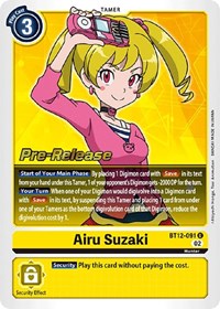 Airu Suzaki (BT12-091 U) [Across Time Pre-Release Cards]