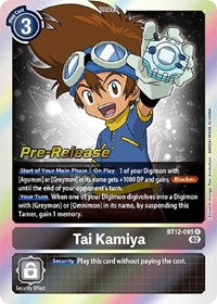 Tai Kamiya (BT12-095 R) [Across Time Pre-Release Cards]