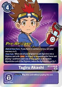 Tagiru Akashi (BT12-096 R) [Across Time Pre-Release Cards]