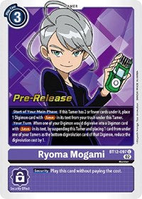 Ryoma Mogami (BT12-097 U) [Across Time Pre-Release Cards]