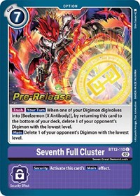 Seventh Full Cluster (BT12-110 U) [Across Time Pre-Release Cards]