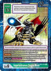 Imperialdramon Dragon Mode (Secret Rare) (BT3-111 SEC) [Revision Pack Cards]