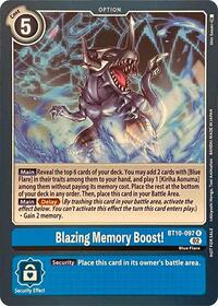 Blazing Memory Boost! (BT10-097 R) [Revision Pack Cards]