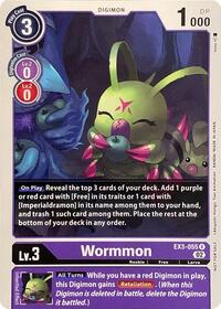 Wormmon (EX3-055 R) [Revision Pack Cards]
