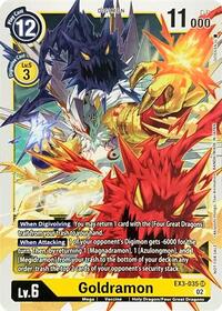 Goldramon (EX3-035 SR) [Revision Pack Cards]