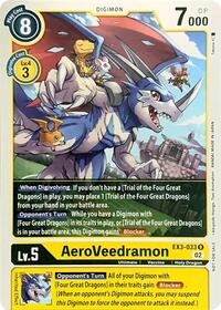 AeroVeedramon (EX3-033 R) [Revision Pack Cards]