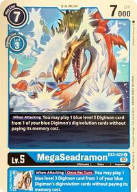 MegaSeadramon (EX3-022 R) [Revision Pack Cards]