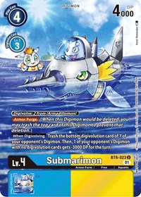 Submarimon (Official Tournament Pack Vol.9) (BT8-023 U) [New Awakening]