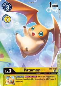 Patamon - ST3-04 (Official Tournament Pack Vol.9) (ST3-04 U) [Starter Deck 03: Heaven's Yellow]