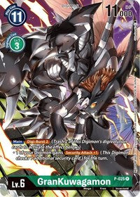GranKuwagamon - P-025 (Winner Pack Across Time) (P-025 P) [Digimon Promotion Cards]