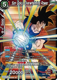 Son Goku, Overwhelming Power (BT21-008) [Wild Resurgence]