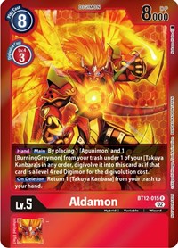 Aldamon (Tamer Party -Special-) (BT12-015 R) [Across Time]