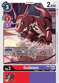 Guilmon (EX4-006 C) [Alternative Being Booster]