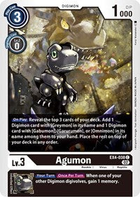 Agumon - EX4-038 (EX4-038 C) [Alternative Being Booster]