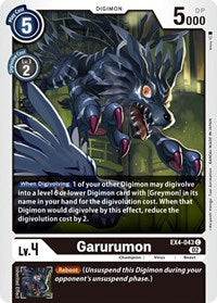 Garurumon (EX4-043 C) [Alternative Being Booster]