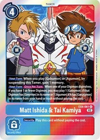 Matt Ishida & Tai Kamiya (EX4-061 R) [Alternative Being Booster]
