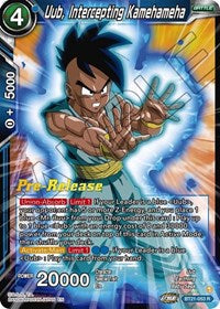 Uub, Intercepting Kamehameha (BT21-053) [Wild Resurgence Pre-Release Cards]