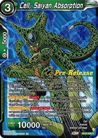 Cell, Saiyan Absorption (BT21-090) [Wild Resurgence Pre-Release Cards]