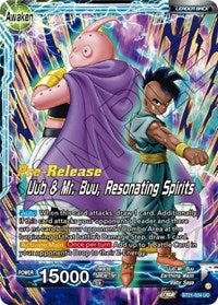 Uub // Uub & Mr. Buu, Resonating Spirits (BT21-034) [Wild Resurgence Pre-Release Cards]