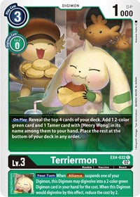 Terriermon (EX4-032 C) [Alternative Being Booster]