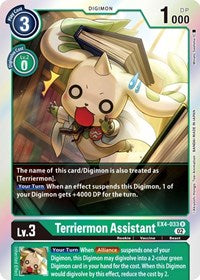 Terriermon Assistant (EX4-033 R) [Alternative Being Booster]