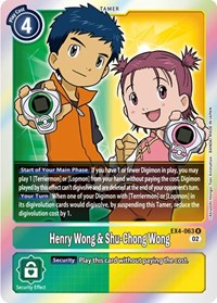 Henry Wong & Shu-Chong Wong (EX4-063 R) [Alternative Being Booster]