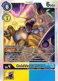 GoldVeedramon (EX4-027 R) [Alternative Being Booster]