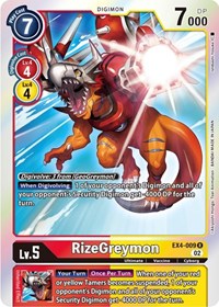 RizeGreymon (EX4-009 R) [Alternative Being Booster]