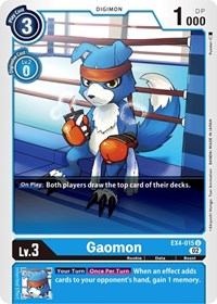 Gaomon (EX4-015 U) [Alternative Being Booster]