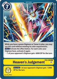 Heaven's Judgement (EX4-068 C) [Alternative Being Booster]