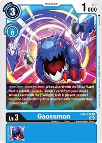 Gaossmon (EX4-014 C) [Alternative Being Booster]