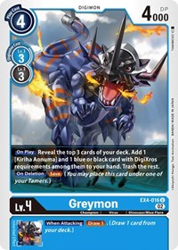 Greymon - EX4-016 (EX4-016 U) [Alternative Being Booster]