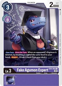 Fake Agumon Expert (EX4-052 C) [Alternative Being Booster]