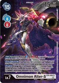 Omnimon Alter-S (Alternate Art) (EX4-060 SR) [Alternative Being Booster]