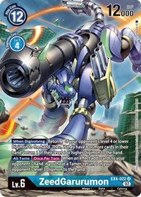 ZeedGarurumon (Alternate Art) (EX4-022 SR) [Alternative Being Booster]