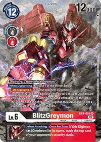 BlitzGreymon (Alternate Art) (EX4-051 SR) [Alternative Being Booster]
