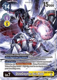 ShineGreymon: Ruin Mode (Alternate Art) (EX4-074 SEC) [Alternative Being Booster]